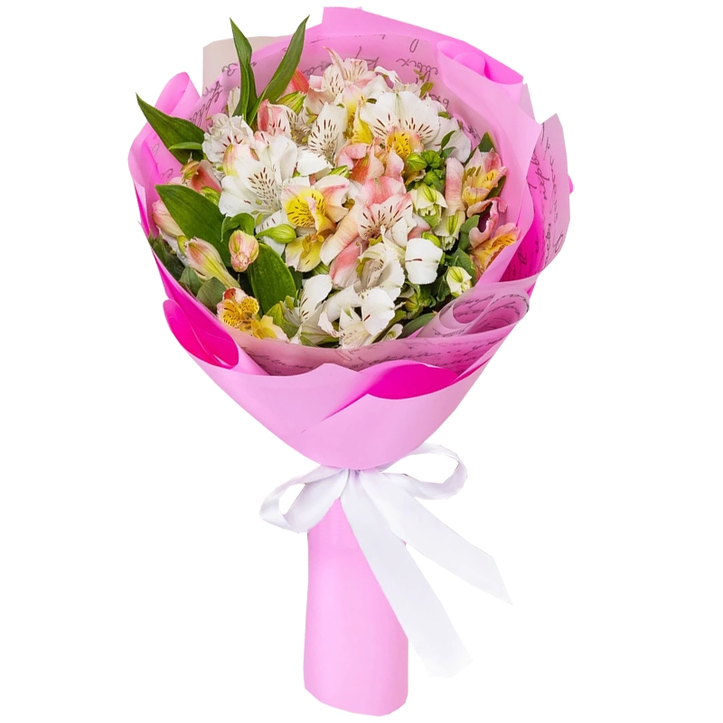 Букет из 15 альстромерий микс